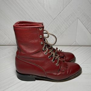 Womens justin cowgirl boots size 6C